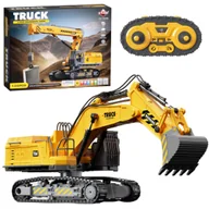 Klocki - Koparka Gąsienicowa Do Złożenia DIY Zdalnie Sterowana RC 133el - miniaturka - grafika 1