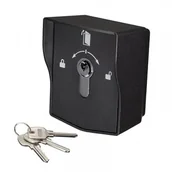 Akcesoria do domofonów i wideodomofonów - SCOT Metalowy przełącznik kluczykowy, natynkowy, zewnętrzny KS-3W - miniaturka - grafika 1