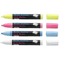 Markery do tablic - Marker kredowy końcówka 4.5mm żółty TO-292 72 TOMA - miniaturka - grafika 1
