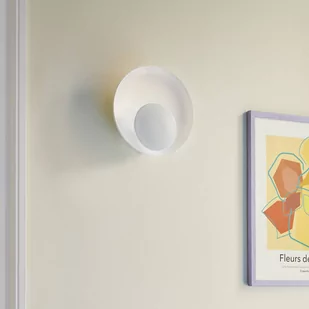 Nordlux Kinkiet LED Marsi z kablem/wtyczką, biały - Lampy ścienne - miniaturka - grafika 1