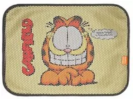 Kuwety dla kotów - Garfield dwuwarstwowa mata pod kuwetą /żółta, prostokątna - miniaturka - grafika 1