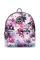 Plecaki - hype Szkoła dzień biuro podróż casual unisex dzieci chłopcy dziewczęta nastolatki mężczyźni kobiety plecaki, Fioletowy/wiele graffiti kwiaty, Jeden rozmiar, Casual - miniaturka - grafika 1