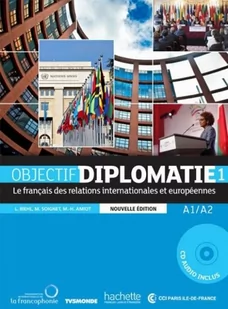 Objectif Diplomatie 1. Podręcznik + CD - Książki do nauki języka francuskiego - miniaturka - grafika 1