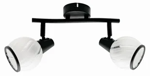 Megan - listwa 2 płomienna czarny 831002-30 - Lampy ścienne - miniaturka - grafika 1