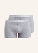 Majtki damskie - Hanro Bokserki Cotton Essentials, 2 Szt. grau - miniaturka - grafika 1
