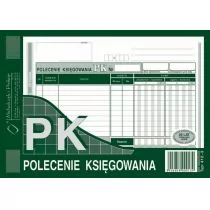 Michalczyk&Prokop PK POLECENIE KSIĘGOWANIA A5(0+1K) 412-3 - Druki akcydensowe - miniaturka - grafika 1
