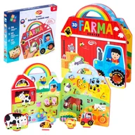 Puzzle - DUMEL PUZZLE PRZESTRZENNE DŹWIĘKI WOKÓŁ NAS FARMA INTERAKTYWNA KSIĄŻECZKA - miniaturka - grafika 1
