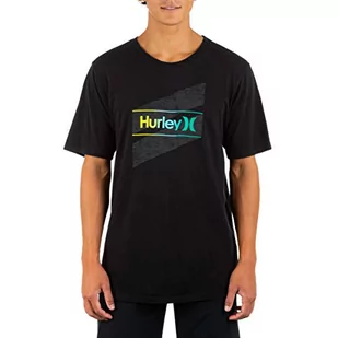 Hurley Męska koszula M Evd WSH OAO Slashed Ss czarny czarny S DB3927G - Koszule męskie - miniaturka - grafika 1