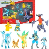 Figurki dla dzieci - POKEMON 8-PAK GARCHOMP LUCARIO LEAFEON GLACEON RIOLU EEVEE PIKACHU MUNCHLAX - miniaturka - grafika 1