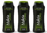 Szampony do włosów - 3 x Żel i szampon 2w1 Malizia Vetyver Męski D13A-839B1 - miniaturka - grafika 1