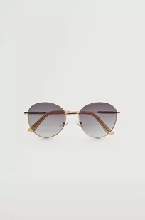 Mango okulary przeciwsłoneczne Brook damskie kolor złoty - Okulary przeciwsłoneczne - miniaturka - grafika 1