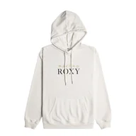 Bluzy damskie - Damska Bluza ROXY SURF STOKED HOODIE TERRY ERJFT04697-WBK0 – Biały - miniaturka - grafika 1