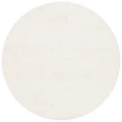 Blaty meblowe i parapety okienne - Blat stołu, biały, Ø70x2,5 cm, lite drewno sosnowe - miniaturka - grafika 1