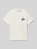 Koszulki dla dziewczynek - T-shirt z nadrukowanym motywem - miniaturka - grafika 1