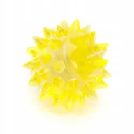 Zabawki dla kotów - Zabawka dla kota psa jeżyk LED kulka z kolcami świecąca migająca jeż ŻÓŁTY - miniaturka - grafika 1