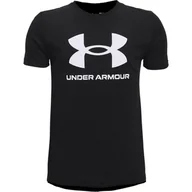 Odzież sportowa dziecięca - Koszulka chłopięca Under Armour Sportstyle Logo SS - miniaturka - grafika 1