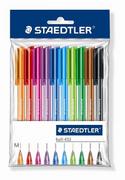 Długopisy - Staedtler Zestaw długopisów 10 kolorów 432 - miniaturka - grafika 1