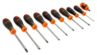 Śrubokręty - BAHCO Zestaw 10 wkrętakówFit do śrub płaskich, Phillips, Pozidriv i Robertson - miniaturka - grafika 1