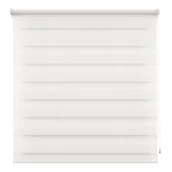 Rolety - Roleta dzień/noc Adele 100 x 140 cm biała - miniaturka - grafika 1