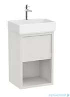 Szafki łazienkowe - Roca Tura Unik zestaw szafka z umywalką 45x36x60 BIAŁY MAT A852023558 - miniaturka - grafika 1