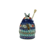Pojemniki kuchenne - Ceramiczny pojemnik na miód Ceramika Bolesławiec - miniaturka - grafika 1