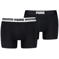 Majtki męskie - Męskie bokserki Puma Everyday Placed Logo Boxer 2P Rozmiar: L / Kolor: czarny - miniaturka - grafika 1