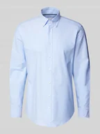 Koszule męskie - Koszula casualowa o kroju regular fit z kołnierzykiem typu button down - miniaturka - grafika 1