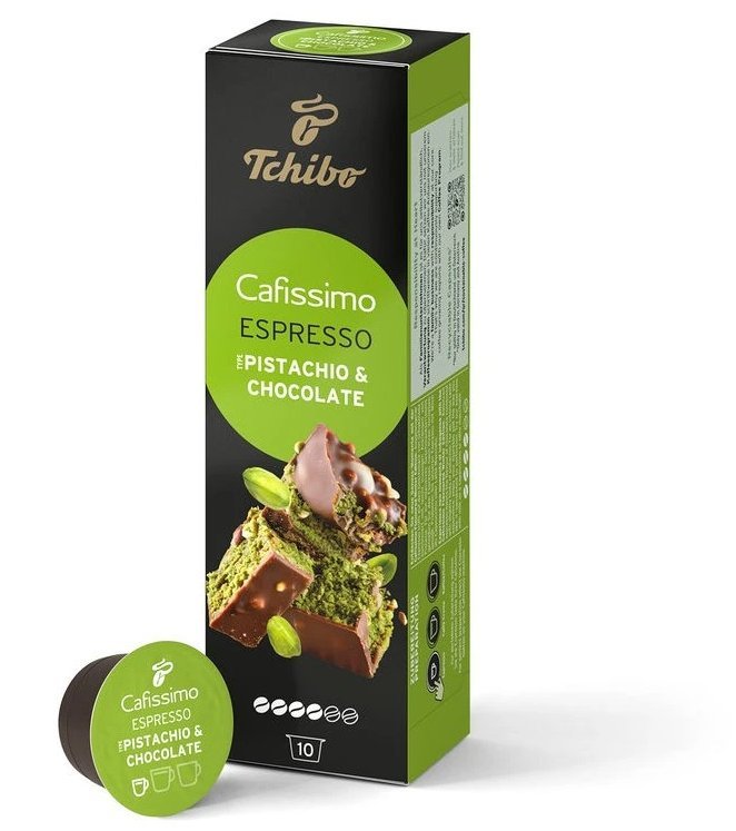 Kapsułki Tchibo Cafissimo Zestaw Pistachio & Almond 8 x 10 kapsułek