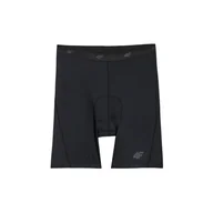 Legginsy - Legginsy krótkie rowerowe z żelowo-piankową wkładką męskie 4F TFSTM031-20S - miniaturka - grafika 1