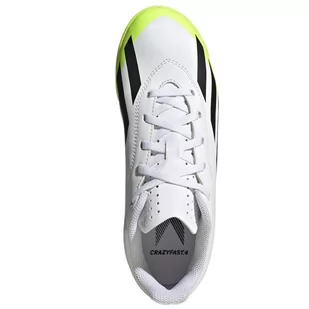 Buty piłkarskie adidas X Crazyfast.4 IN Jr (kolor Biały, rozmiar 29) - Piłka nożna - miniaturka - grafika 3