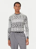 Swetry męskie - Guess Sweter M5BR24 Z0500 Szary Regular Fit - miniaturka - grafika 1