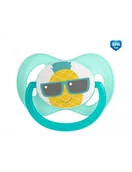 Smoczki uspokajające - Canpol babies Canpol Smoczek silikonowy symetryczny SO COOL 0-6m+ : Kolor - Niebieski | szybka  | szeroki wybór smoczków uspokajających - miniaturka - grafika 1