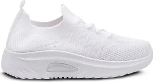 Trampki damskie Slip On Casual Shoes Textile Comfort Trainers Mum White Rozmiar 39 - Trampki damskie - miniaturka - grafika 1