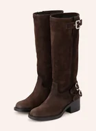 Kozaki damskie - Chloé Kozaki Dakota braun - miniaturka - grafika 1