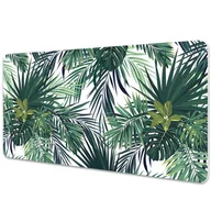 Podkładki na biurko - Podkład ochronny na biurko Tropikalne liście 100x50 cm - miniaturka - grafika 1