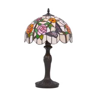 Lampy stojące - Ozdobna lampa stołowa z solidną podstawą K-G12835 z serii ROSE - miniaturka - grafika 1