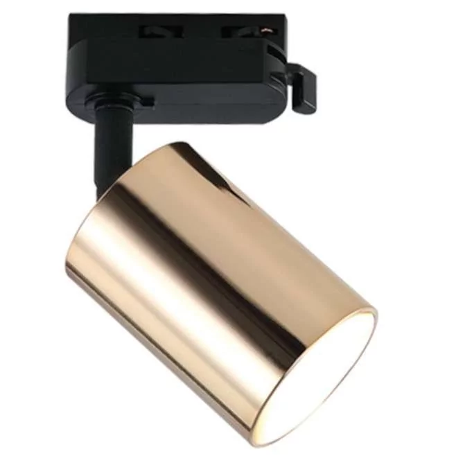 Orlicki Design LAMPA sufitowa Kika Track Gold BK metalowa OPRAWA do systemu szynowego 1-fazowego złota czarna