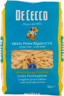De Cecco Penne Rigate nr 141 - makaron rurki (500 g) - Makaron - miniaturka - grafika 1