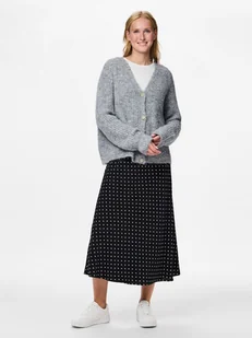 Pieces Kardigan w kolorze szarym - Swetry damskie - miniaturka - grafika 1