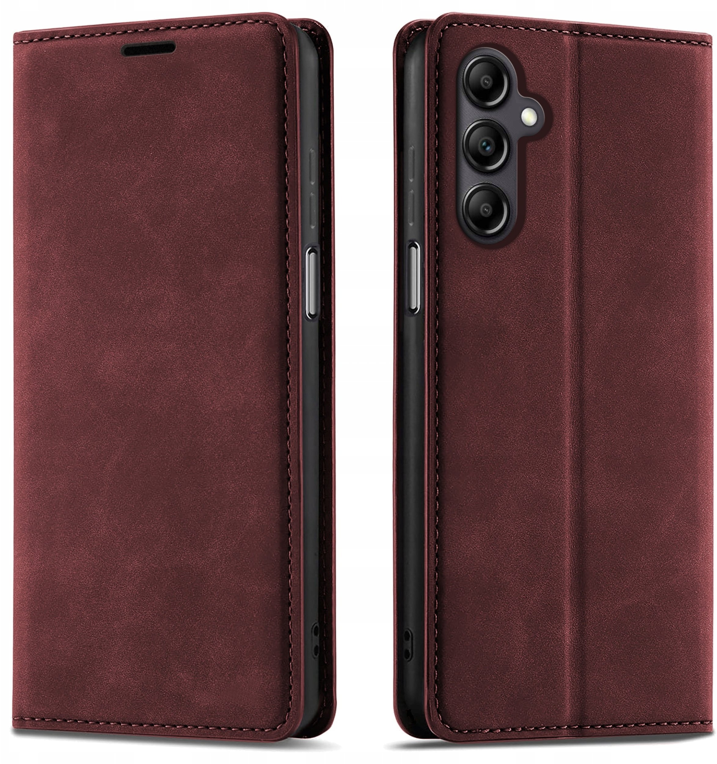 krainaGSM Etui Z Klapką Do Samsung A54 Zamykane Magnetyczne Skórzane + Szkło 9H