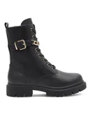 Botki damskie - Sergio Bardi Botki EST-A1009-01SB Czarny - miniaturka - grafika 1