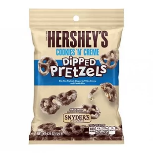 Hershey's Cookies N Creme Dipped Pretzels 120g - Paluszki - miniaturka - grafika 1