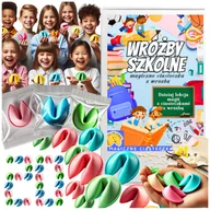 Ciastka - Kolorowe Ciasteczka z Wróżbą Szkolne dla Dzieci Uczniów - Pozytywny Komplement 20 szt - miniaturka - grafika 1