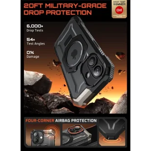 Etui Supcase Unicorn Beetle Grip Mag MagSafe do iPhone 17 Black - Etui i futerały do telefonów - miniaturka - grafika 1