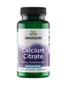 Witaminy i minerały - SWANSON Cytrynian wapnia 200mg( 60 kap) - miniaturka - grafika 1