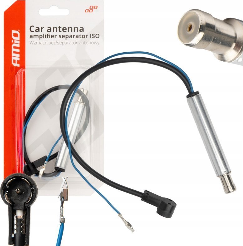 AMIO Wzmacniacz sygnału separator antenowy iso amio-04131