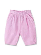 Spodenki dla niemowląt - Sanetta Kidswear Spodnie w kolorze jasnoróżowym - miniaturka - grafika 1