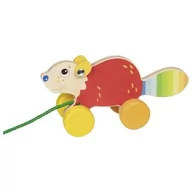 Zabawki interaktywne dla dzieci - Goki Drewniany bóbr do ciągnięcia 4013594548779 - miniaturka - grafika 1