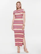 Sukienki - Patrizia Pepe Sukienka dzianinowa 2A2555/K099-XV86 Kolorowy Regular Fit - miniaturka - grafika 1