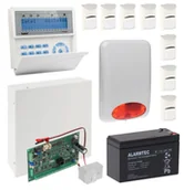Alarmy - SATEL Alarm 8 czujek PIR Bosch INTEGRA 32 - miniaturka - grafika 1